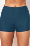 Criss Cross Lace Peacock Blue Swimdress Set