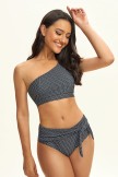 One Shoulder  High Waist Bikini Set