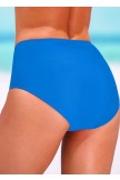 Cut Out Ombre Light Blue Tankini Set