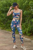 Floral Print Sporty Yoga Set