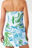 Island Cays Sea Fronds Reversible Halter Tankini Set