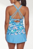 Surplice VNeck Tankini Swim Top