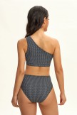 One Shoulder  High Waist Bikini Set